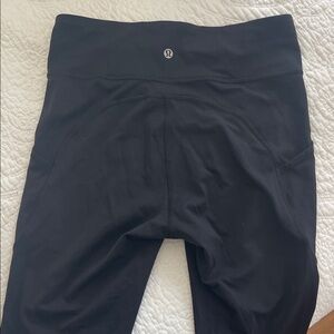 Lululemon Black Leggings with Pockets Size 8